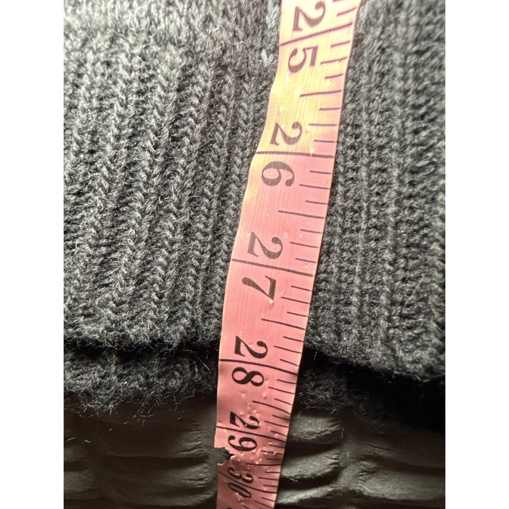 Skovhuus Italy Virgin Wool Alpaca Blend Cowl Neck Poncho Sweater Small
